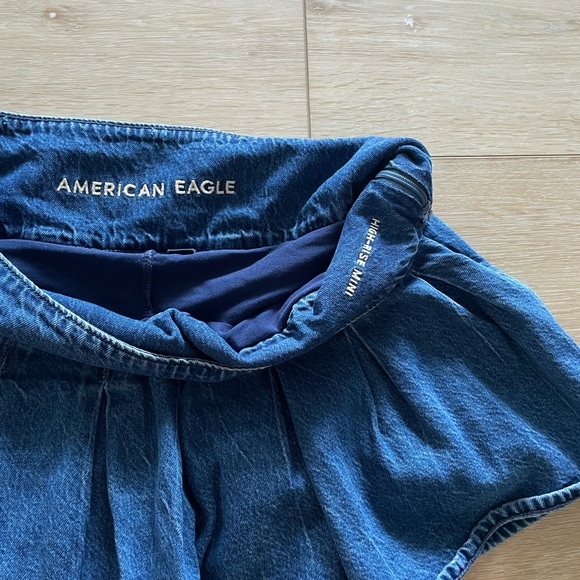 American Eagle Outfitters Dresses & Skirts - American Eagle Outfitters Dark Blue Denim Skirt Hi-Rise Mini
